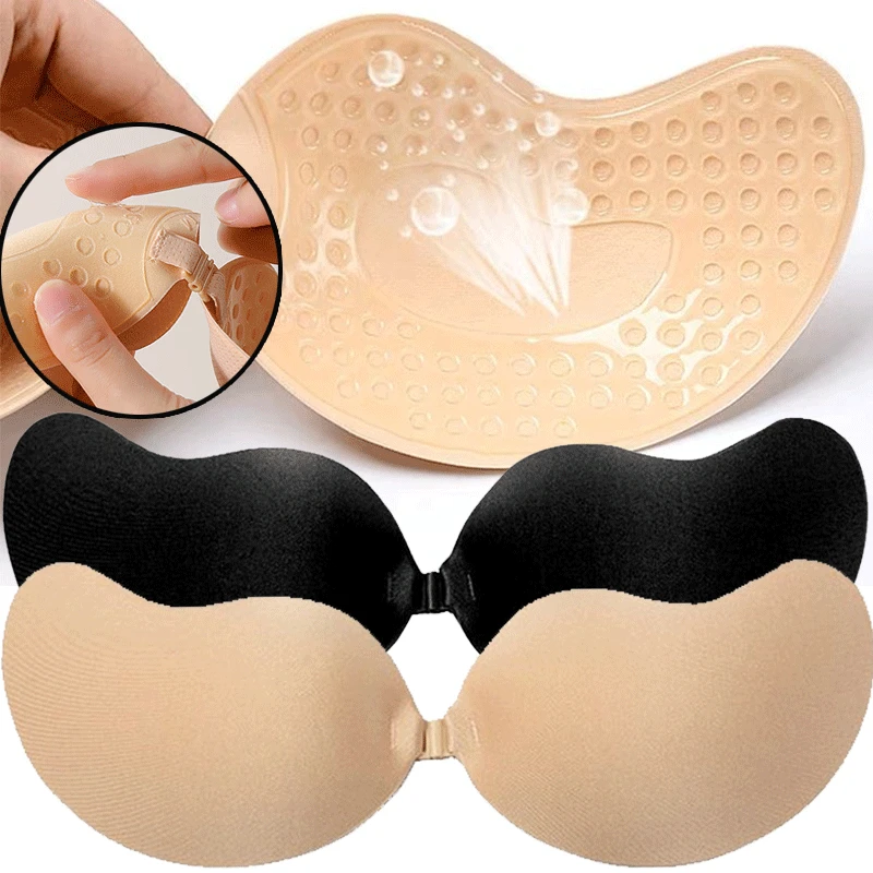 Strapless Bra Adhesive - أغطية حلمات الثدي اللاصقة القابلة لإعادة