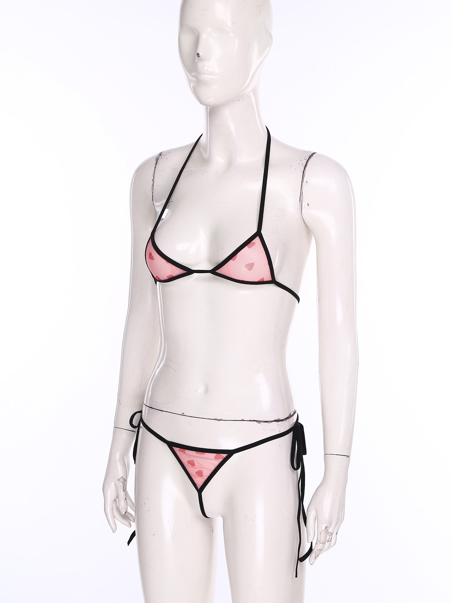 المرأة مايكرو ميني بيكيني المل - مراجعة Lace Bralette Set وسعره