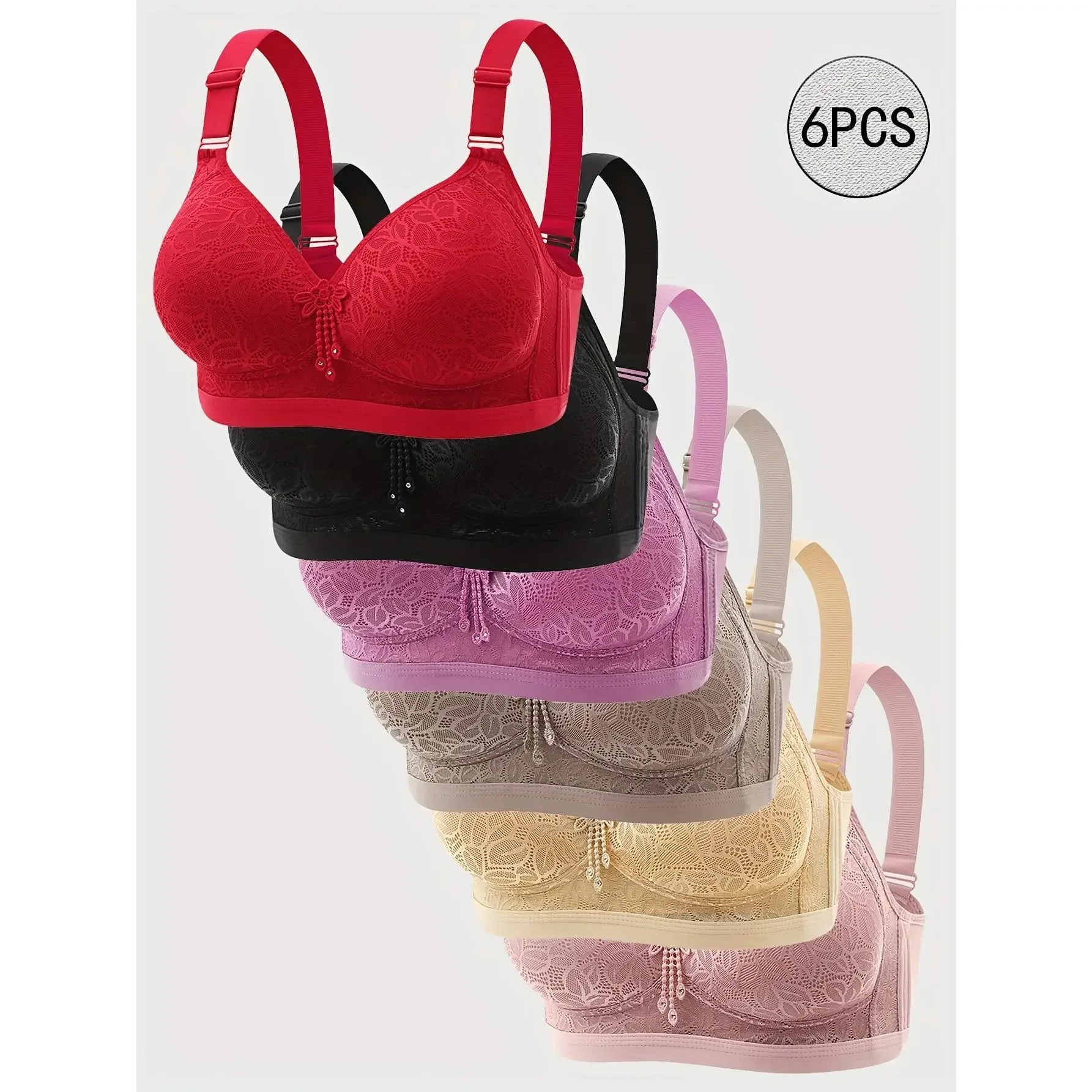 6 قطع من حمالات الصدر النسائية - مراجعة T Shirt Bra Seamless وسعره