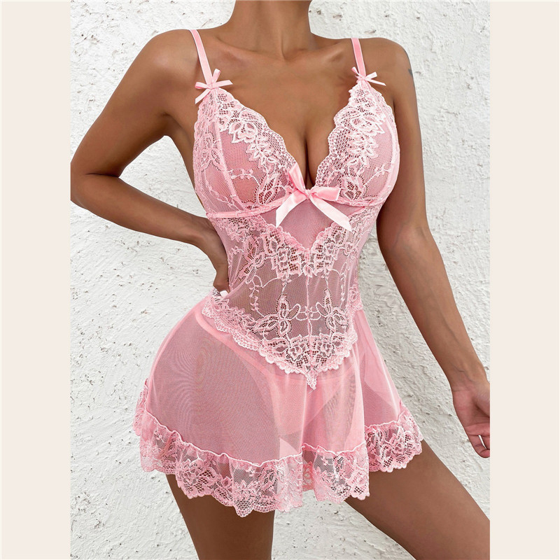 فستان نوم نسائي مثير من الدانت - مراجعة Sheer Mesh Bra وسعره
