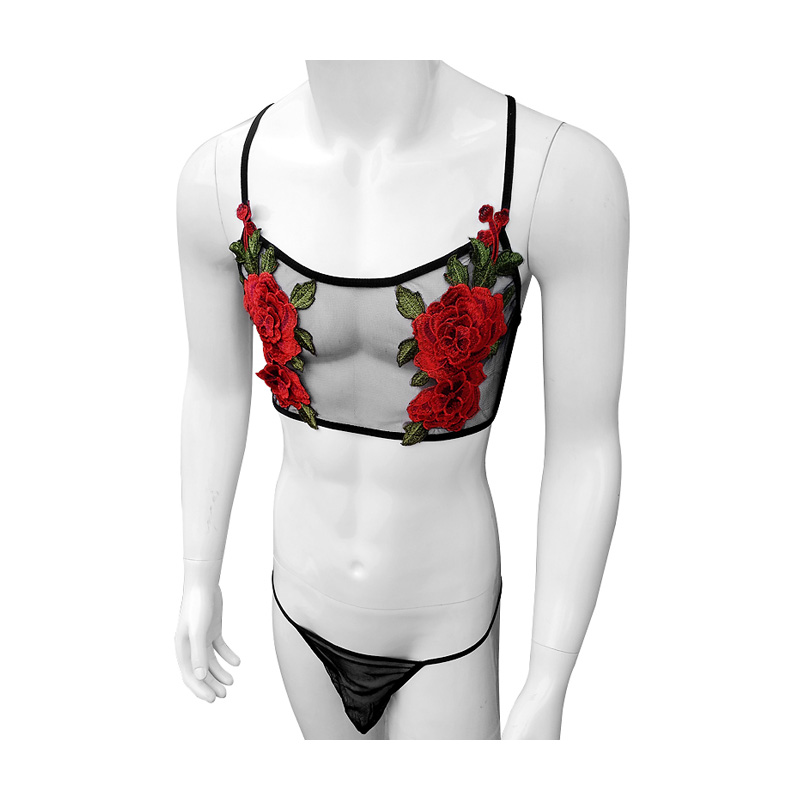مثير التطريز رجل انظر من خلال  - مراجعة Sheer Bra Lace وسعره